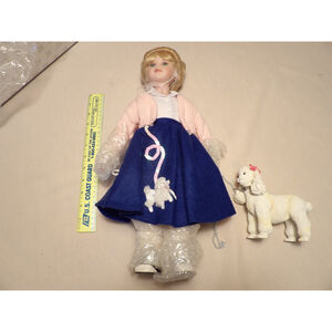 Heritage Collection 18" Porcelain Doll with Poodle